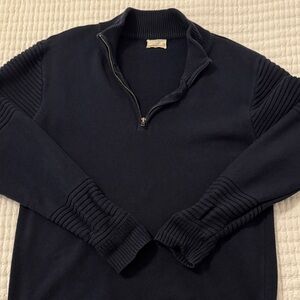 Stitch Fix Men's Classic Navy Zip-Up Sweater